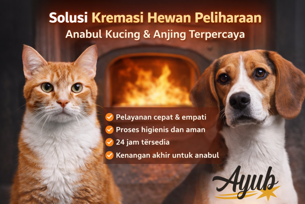 Solusi Kremasi Hewan Peliharaan Anabul Kucing dan Anjing Terpercaya